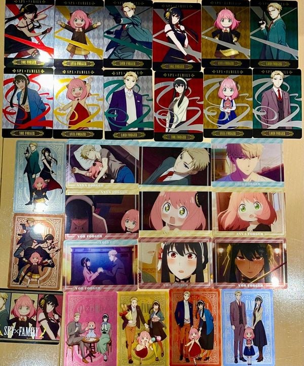 Thẻ bài Carddass SPY x FAMILY Metallic Card Collection Vol 1 hàng thật chính hãng chất lượng tốt mua làm quà tặng sinh nhật kỉ niệm khen thưởng dịp đặc biệt