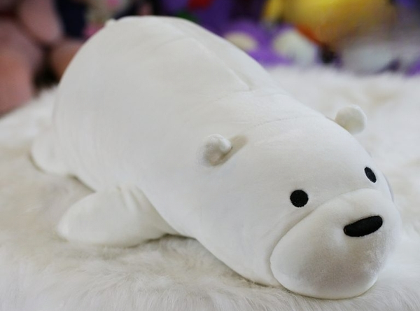 Gấu bông Ice Bear - We Bare Bears 50cm gấu bắc cực màu trắng đẹp mắt dễ thương chủ đề hoạt hình anime manga chất lượng tốt mềm mại êm ái mua làm quà tặng cho bé nhỏ trẻ em