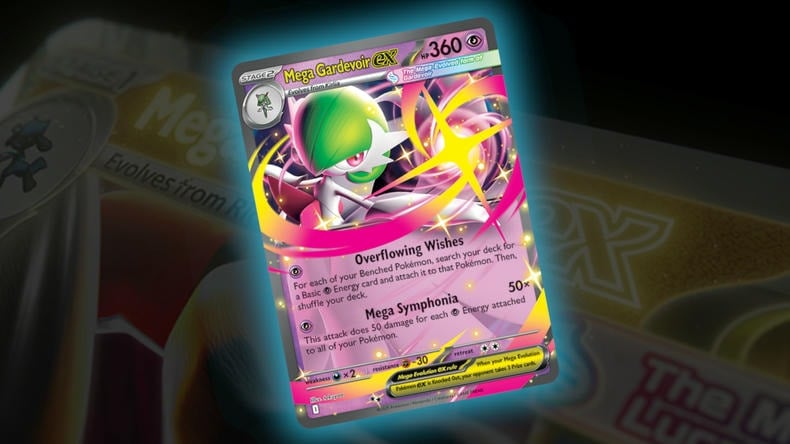 Thẻ bài Pokemon TCG Mega Evolution Gardevoir ex mới nhất