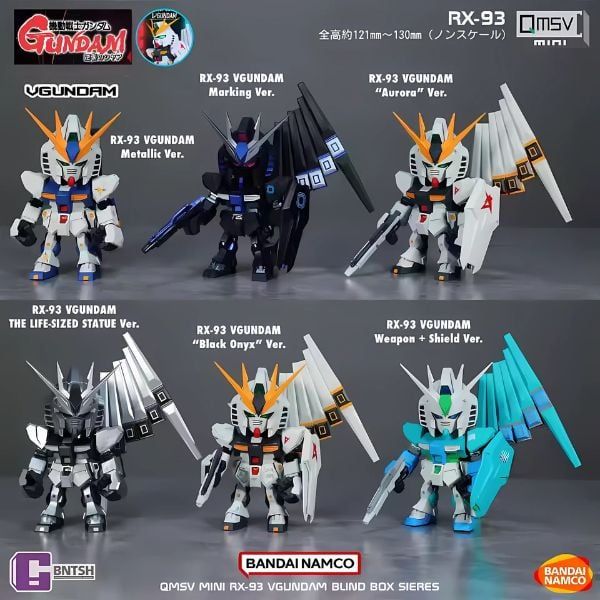 Hộp Mù QMSV Mini Gundam RX-93 Blind Box chính hãng Bandai nShop giao hàng hỏa tốc