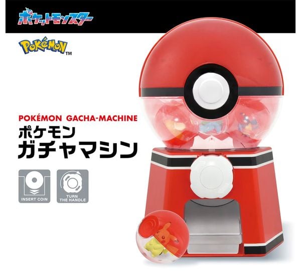 Đồ chơi Pokemon Gacha Machine, mô hình đẹp mắt và thú vị cho các fan của dòng game Pokemon nổi tiếng