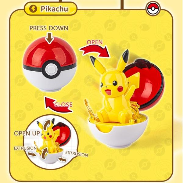Cửa hàng bán Mô hình Pokemon Transform PokeBall PKMZC8936 Pikachu tia điện sấm sét