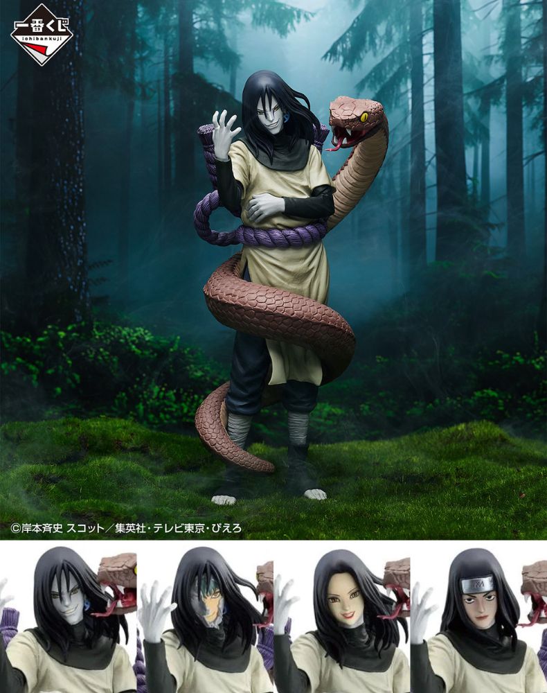 Ichiban Kuji Naruto Shippuden Legendary Sannin bộ sưu tập mô hình tuyệt đẹp từ Bandai Nhật Bản