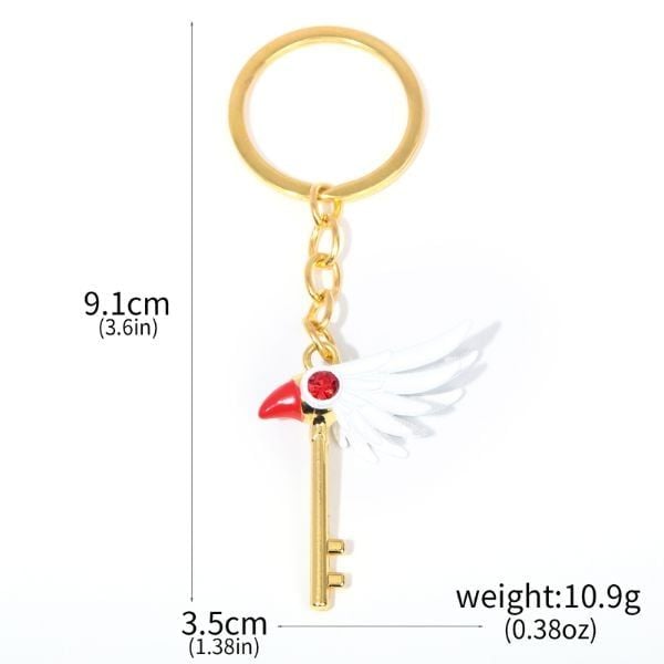 Móc khóa Quyền Trượng Thủ Lĩnh Thẻ Bài Cardcaptor Sakura dành cho fan Anime