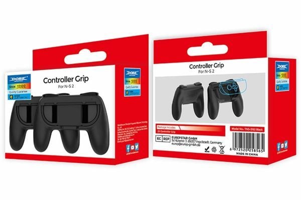 Tay cầm Handgrip Joy-con Nintendo Switch 2 Black DOBE TNS-3162 Có Trọng Lượng Nhẹ, Chống Mỏi Tay