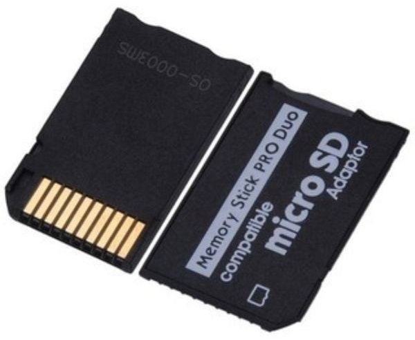 Phụ kiện Áo thẻ nhớ adaptor MicroSD cho PSP 1000 2000 3000 - Memory Stick DUO Adapter