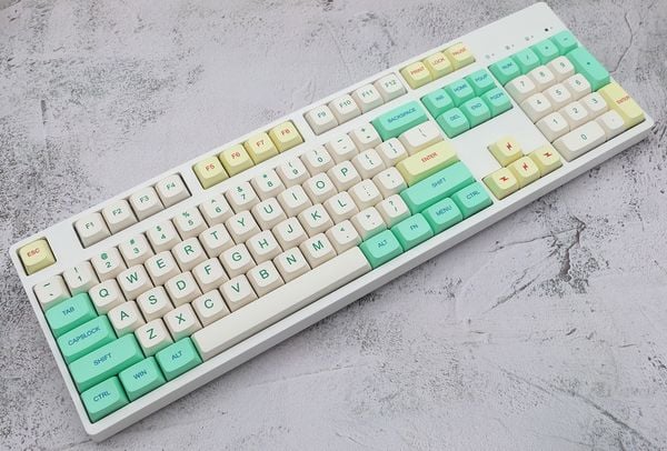 Bộ Keycap bàn phím cơ Pokemon Bulbasaur XDA PBT Set 162 nút nút chất lượng tốt giúp bàn phím cơ thêm đẹp mắt sinh động thú vị