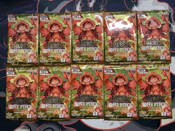 Mở ra thế giới One Piece với Pack bài One Piece TCG PRB-01 Premium Booster One Piece Card The Best tiếng Anh Thẻ bài ngẫu nhiên, hấp dẫn bất ngờ