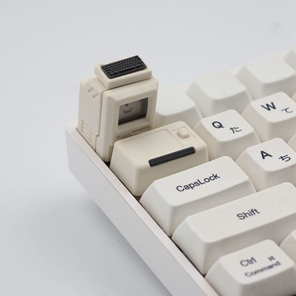 Nút bấm phím cơ keycap hình máy tính Macintosh 128K thay thế màn hình giá tốt