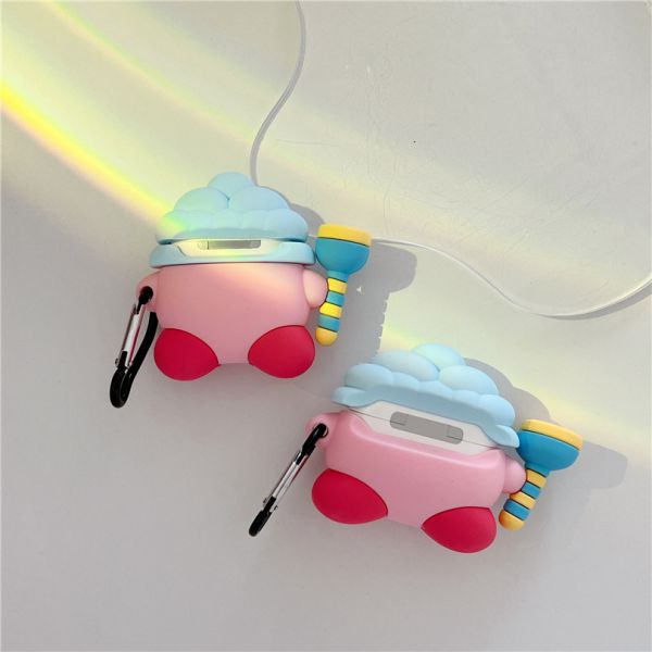 Shop phụ kiện điện thoại Case silicon cho AirPods Kirby Snow Ice chống sốc