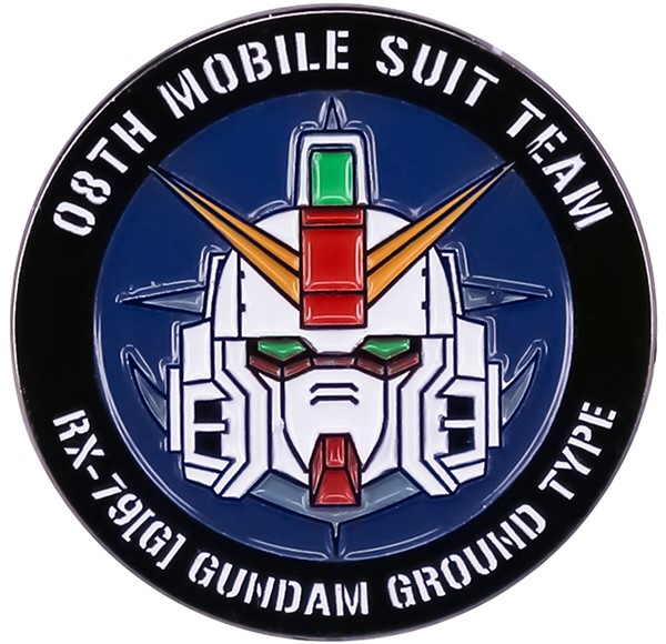 Huy hiệu pin kim loại tròn đầu RX-79 Gundam Ground Type ship COD CPN toàn quốc