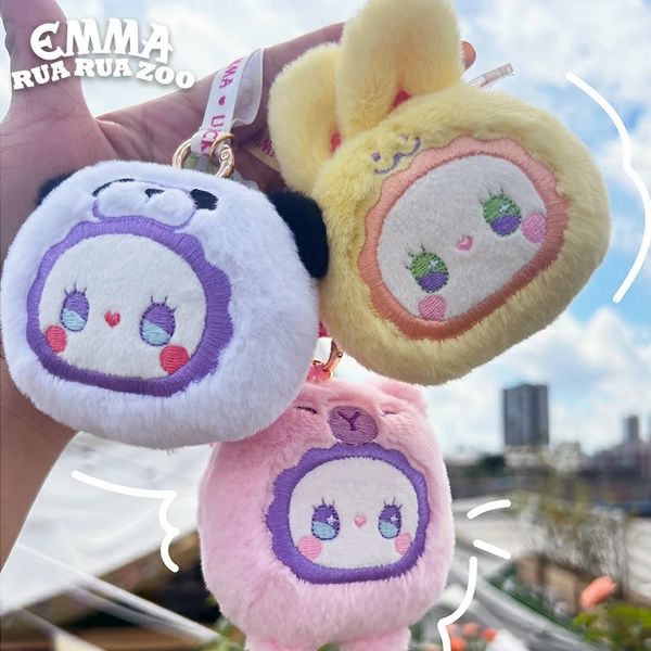 Đập hộp Hộp Mù Lucky Emma Rua Rua Zoo Scented Plush Keychain Blind Box móc khóa nhồi bông đáng yêu siêu hiếm độc lạ