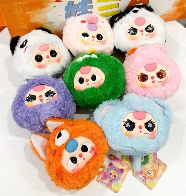 Mô hình Hộp Mù Baby Three V1 First Generation Plush RB04 với búp bê dễ thương, là sản phẩm được yêu thích tại nShop