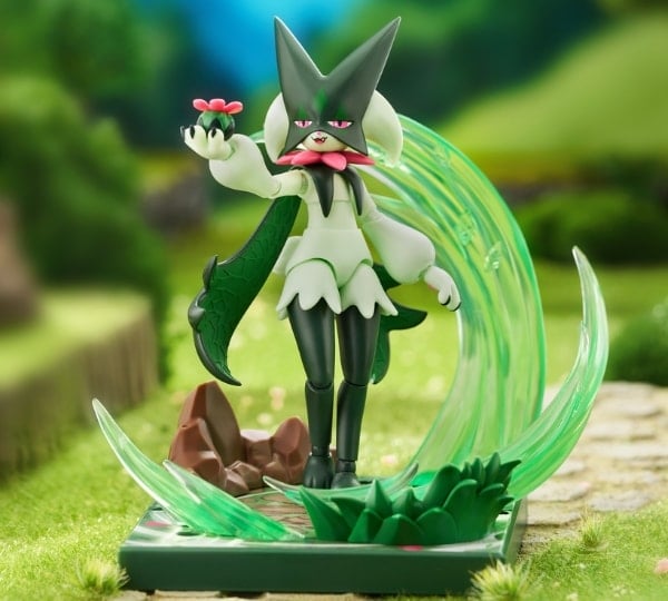 Figure Pokemon Meowscarada Blokees Classic Ver L 74102 mini chi tiết sắc sảo
