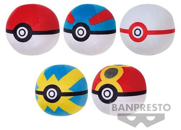 Thú bông Pokemon Plush Poke Ball Collection Vol.1 - Đồ chơi Pokemon chính hãng