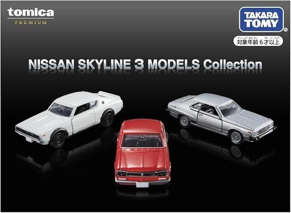 Mô hình Tomica Premium Nissan Skyline 3 Models Collection chính hãng đến từ Nhật Bản