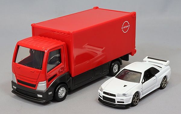 Đồ chơi mô hình Tomica Transporter Nissan Skyline GT-R V Spec II Nur xe tải đỏ xe hơi đẹp giá rẻ chính hãng nhật bản làm quà tặng trang trí trưng bày góc học tập bàn làm việc không gian sống