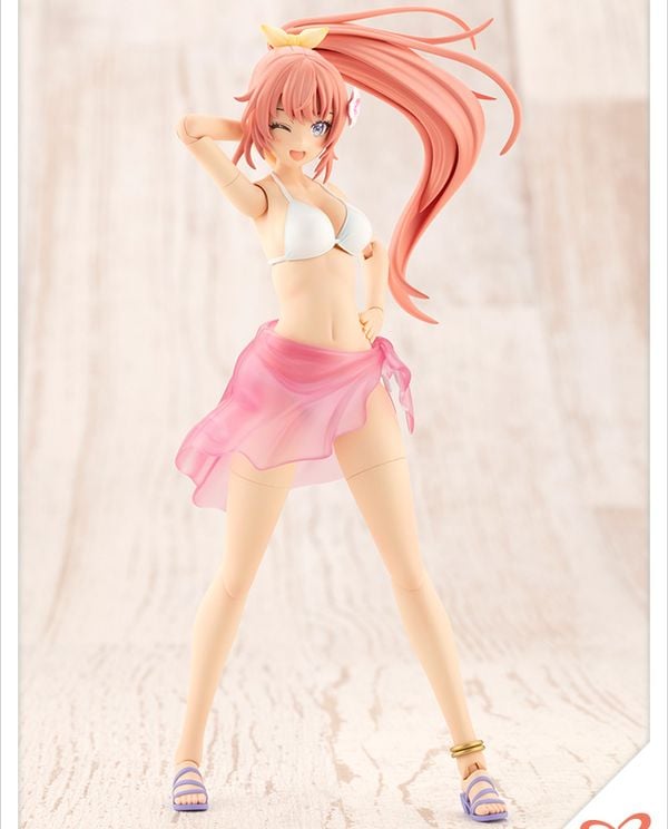 Mô hình lắp ráp Ritsuka Saeki Swim Style Dreaming Style Innocent Bloom JK045 chính hãng Kotobukiya nữ sinh dễ thương  ráp theo kiểu bấm khớp chất liệu nhựa cao cấp an toàn