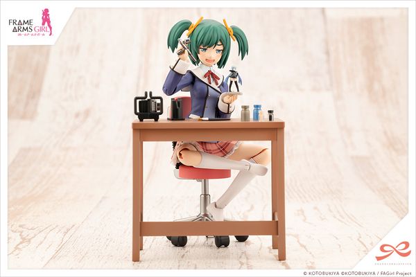 Mô hình lắp ráp Bukiko Kotobuki Wakaba Girls High School Winter Clothes Modelers Edition Kotobukiya JK038 nữ sinh dễ thương ráp theo kiểu bấm khớp chất liệu nhựa cao cấp an toàn