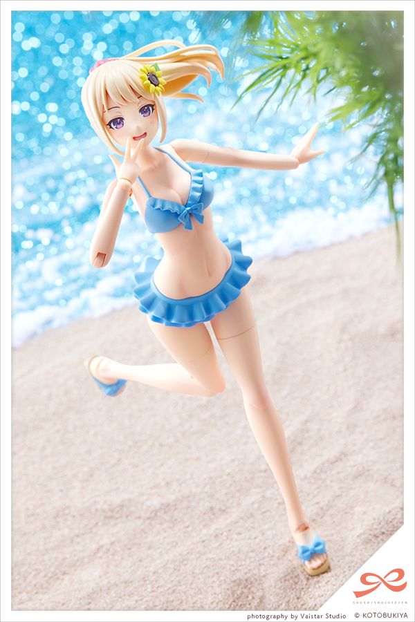 Mô hình lắp ráp Sousai Shojo Teien Madoka Yuki Swim Style Dreaming Style Sunny Sky - Kotobukiya JK028 nữ sinh dễ thương  ráp theo kiểu bấm khớp chất liệu nhựa cao cấp an toàn