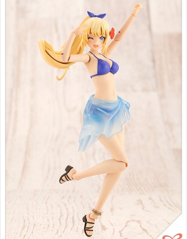 Mô hình lắp ráp Sousai Shojo Teien Ritsuka Saeki Swim Style JK021 chính hãng Kotobukiya nữ sinh dễ thương  ráp theo kiểu bấm khớp chất liệu nhựa cao cấp an toàn