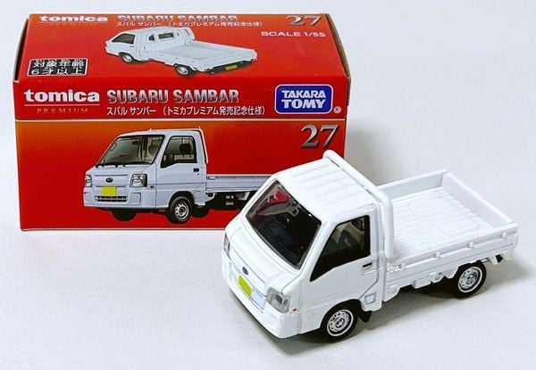 Review Tomica Premium 27 Subaru Sambar Special First Edition mô hình xe đồ chơi chất lượng cao