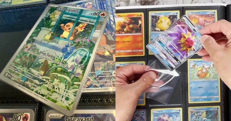 Sleeves bọc bài trong suốt bảo vệ thẻ bài cho Binder Album