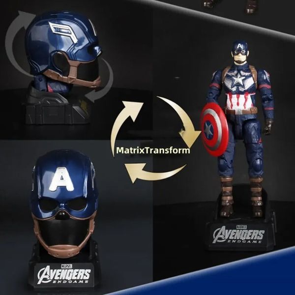 Mô hình đồ chơi siêu anh hùng Avenger Captain America Đội trưởng Mỹ đẹp mắt chất lượng tốt giá rẻ Marvel mua trang trí trưng bày góc học tập bàn làm việc phòng khách phòng ngủ không gian sống