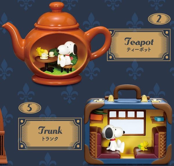 Cửa hàng đồ chơi bán Peanuts Snoopy's Antique Diorama Collection Blind Box Mô hình chính hãng Re-Ment đẹp mắt dễ thương quà tặng dịp sinh nhật kỉ niệm đặc biệt có giao hàng toàn quốc
