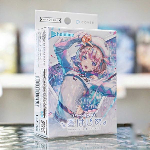 Bộ sưu tập thẻ bài Hololive Official Card Game Start Deck Vol. 05 White Todoroki Hajime chính hãng dành cho các fan cuồng của Thế giới VTuber