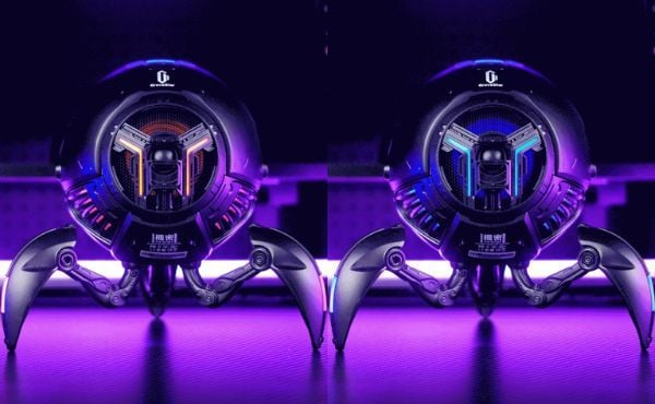 Loa Bluetooth GravaStar Mars Pro Matte Black Ver. 2 chính hãng chất lượng tốt cho âm thanh xuất sắc nghe nhạc hay chơi game xem video tuyệt vời