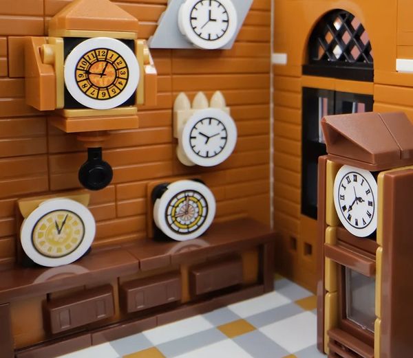 Mô hình lắp ráp Balody Shanghai Bund Watch Shop Time Watch Firm cửa hàng đồng hồ đẹp chất lượng giá rẻ cho trẻ em dễ thương chất liệu nhựa an toàn thích hợp trưng bày trang trí