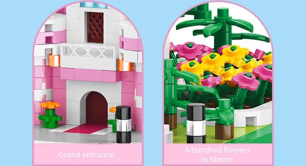 Mô hình lắp ráp Balody Lâu đài công chúa Fairy Tale Princess Castle đẹp mắt chất lượng tốt giá rẻ cho trẻ em dễ thương chất liệu nhựa an toàn thích hợp trưng bày trang trí