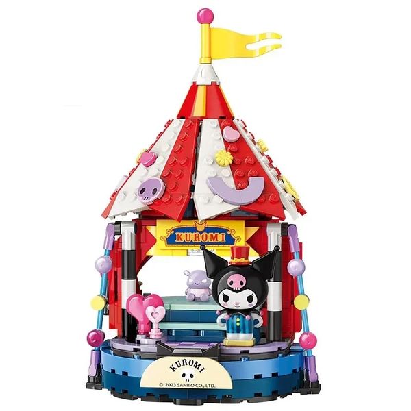 Mô hình khối gạch Keeppley Sanrio Magic Circus Kuromi K20827 đồ chơi lắp ráp đẹp mắt chất lượng tốt giá rẻ sáng tạo cho trẻ em dễ thương chất liệu nhựa an toàn thích hợp trưng bày trang trí