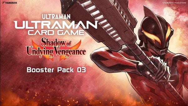 Bộ thẻ bài Ultraman Card Game Booster Pack Shadow of Undying Vengeance BP03 cực kỳ nổi bật với chất lượng in và độ bền cao