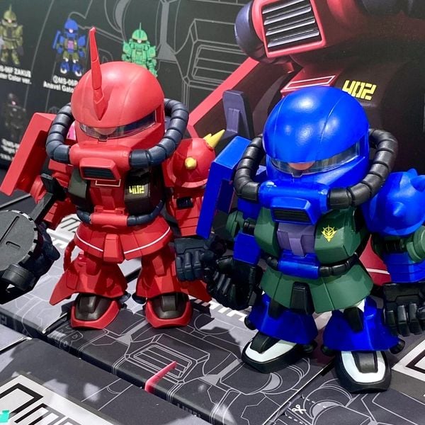 QMSV Mini Zaku II Variation 2 hộp mù blind box mô hình gundam cực đẹp, có bán tại nShop