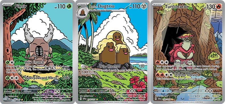 Pokemon TCG Scarlet & Violet Series 2024, bài blog của nShop chia sẻ về hình minh họa độc đáo và ấn tượng