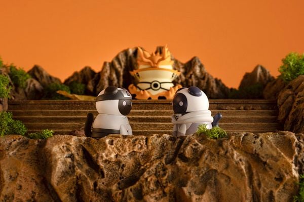 Khám phá MegaHouse Hộp Mù MEGA CAT PROJECT NARUTO Shippuden Naruto Ver. Break out！Fourth Great Ninja War bộ sưu tập mô hình mini độc đáo