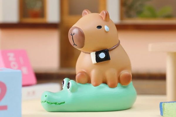 Shop đồ chơi bán Mô hình chuột lang nước Capybara Kapybara Working Week Blind Box hộp mù ngãu nhiên chất lượng tốt giá rẻ mua làm quà tặ
