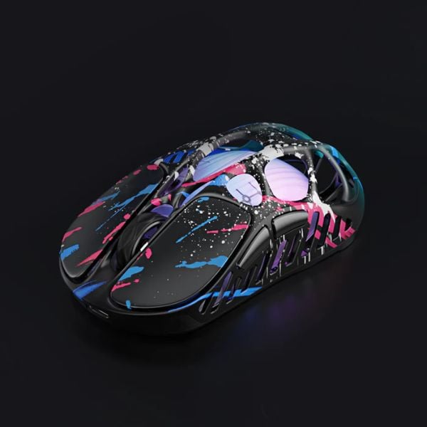 Chuột máy tính không dây GravaStar Mercury X Pro Wireless Gaming Mouse + 8K Dongle Special Edition Neon Graffiti