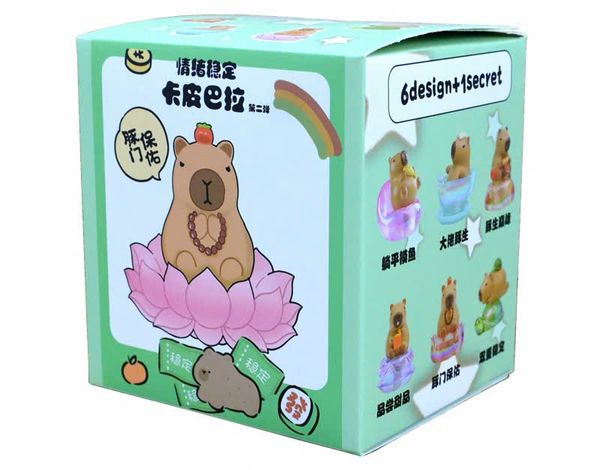 Shop bán Hộp Mù Capybara Chill Chill Tịnh Tâm Blind Box bóc túi may mắn test nhân phẩm thú vị
