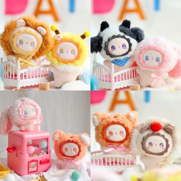 Tạo bất ngờ với Hộp Mù Thú Bông Emma Fuzzy Family Squishy RE78 sản phẩm chất lượng dành cho fan blind box