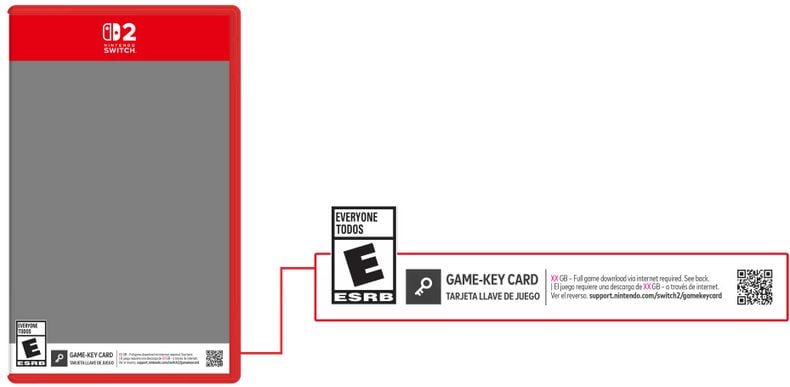 thiết kế bìa hộp game-key card nintendo switch 2