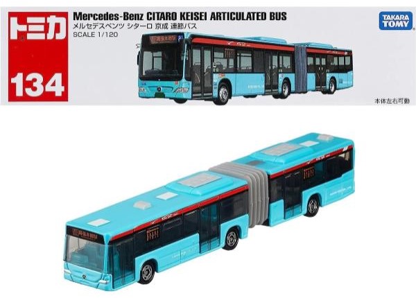 14 Tomica No. 134 Mercedes-Benz Citaro Keisei Articulated Bus Xe buýt xúc xích