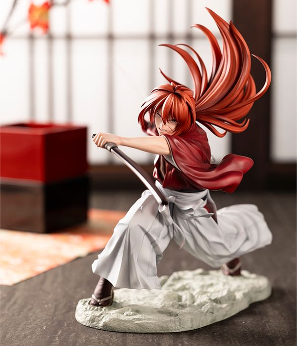 ARTFX J Kenshin Himura 18 Rurouni Kenshin Kotobukiya PV152 mô hình sơn sẵn đẹp mắt, đồ chơi cao cấp đang có bán tại nShop