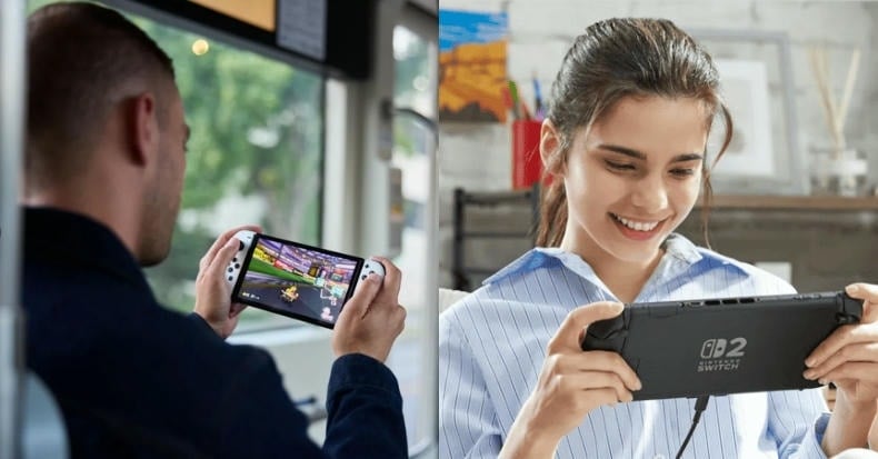 Thời gian sử dụng pin của Switch OLED dài hơn so với Switch 2