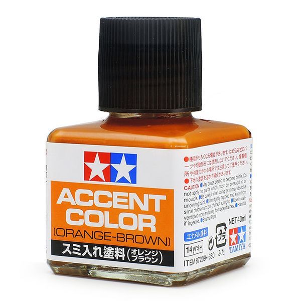 review Accent Color Orange Brown Tamiya 87209