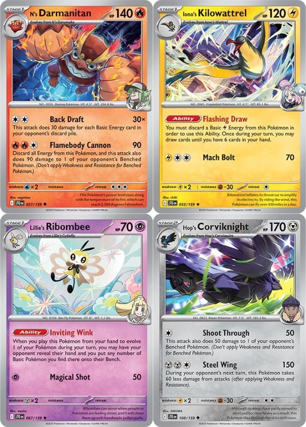 PP57 Pokemon TCG Journey Together Booster Pack gói thẻ bài phù hợp cho người sưu tầm và đấu thủ TCG chuyên nghiệp