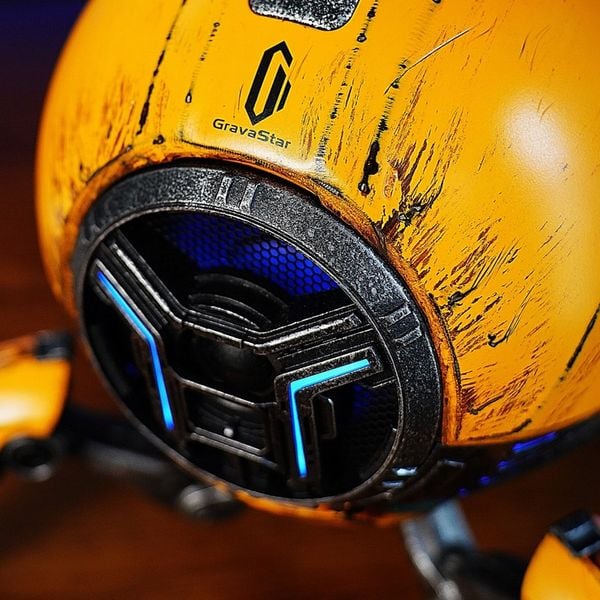 Loa Bluetooth GravaStar Mars Pro War Damaged Yellow Ver. 2 chính hãng chất lượng tốt thiết kế đột phá ấn tượng