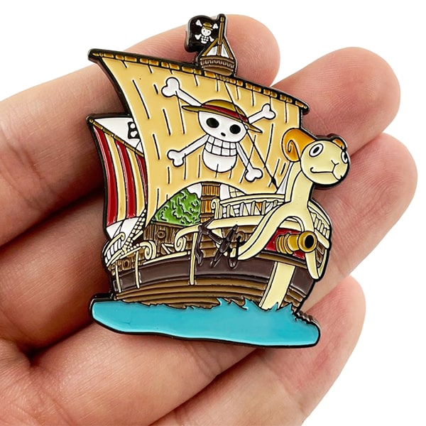 Huy hiệu pin kim loại One Piece Going Merry giao nhanh hỏa tốc 1 tiếng Hà Nội Sài Gòn-min